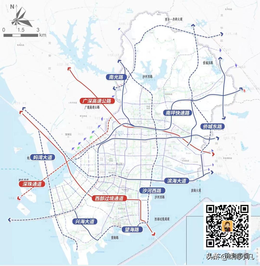 深珠通道招标！淇澳、北围、下栅、港湾大道，四大互通曝光！