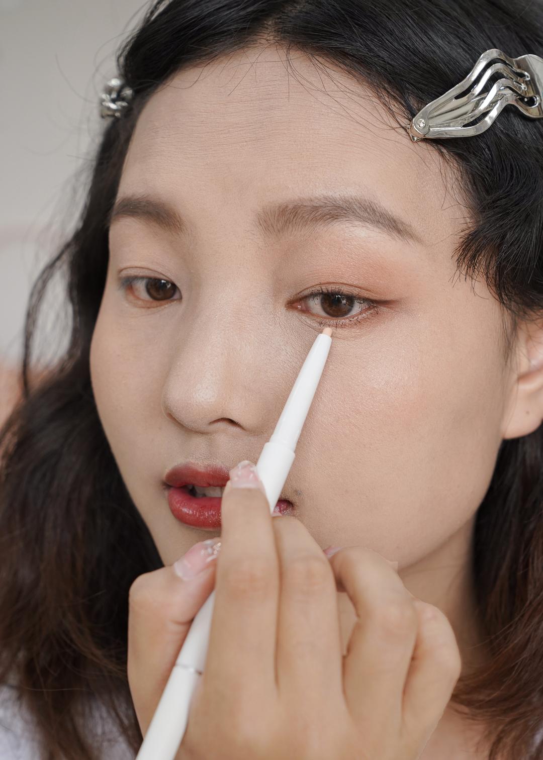 大眼袋下眼睑眼妆教程,原来眼妆才是换头的关键