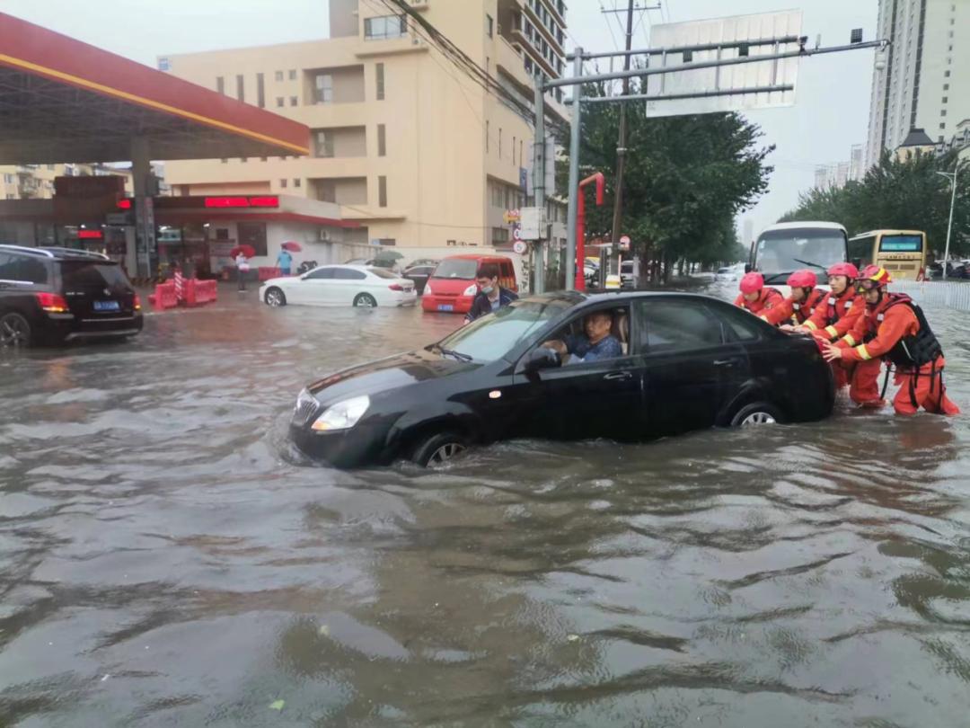 消防应对强降雨,消防增援强降雨工作