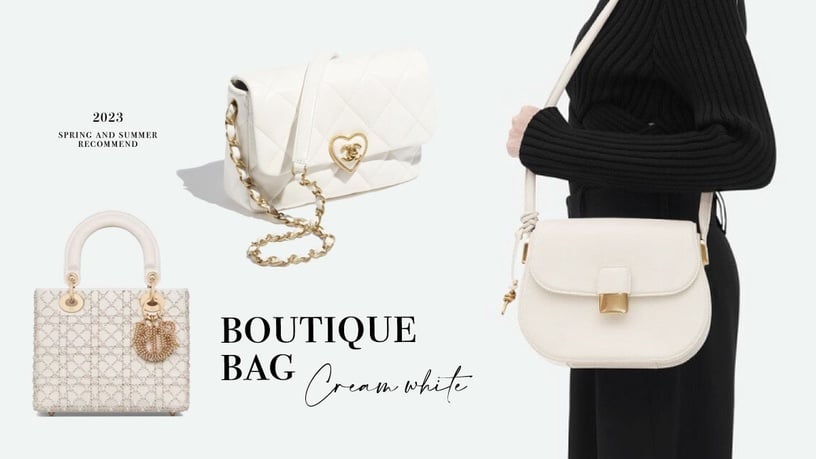 chanel白色经典包,2022奶油白精品包推荐