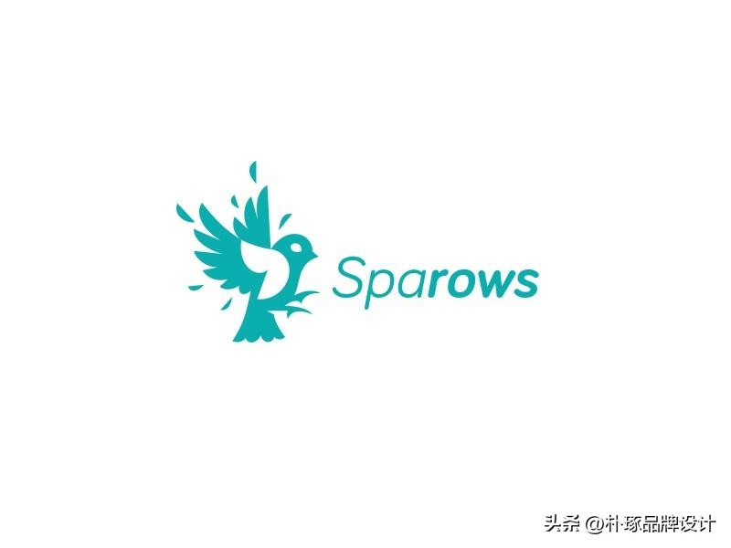 金鼠logo设计创意,麻雀图案logo设计理念