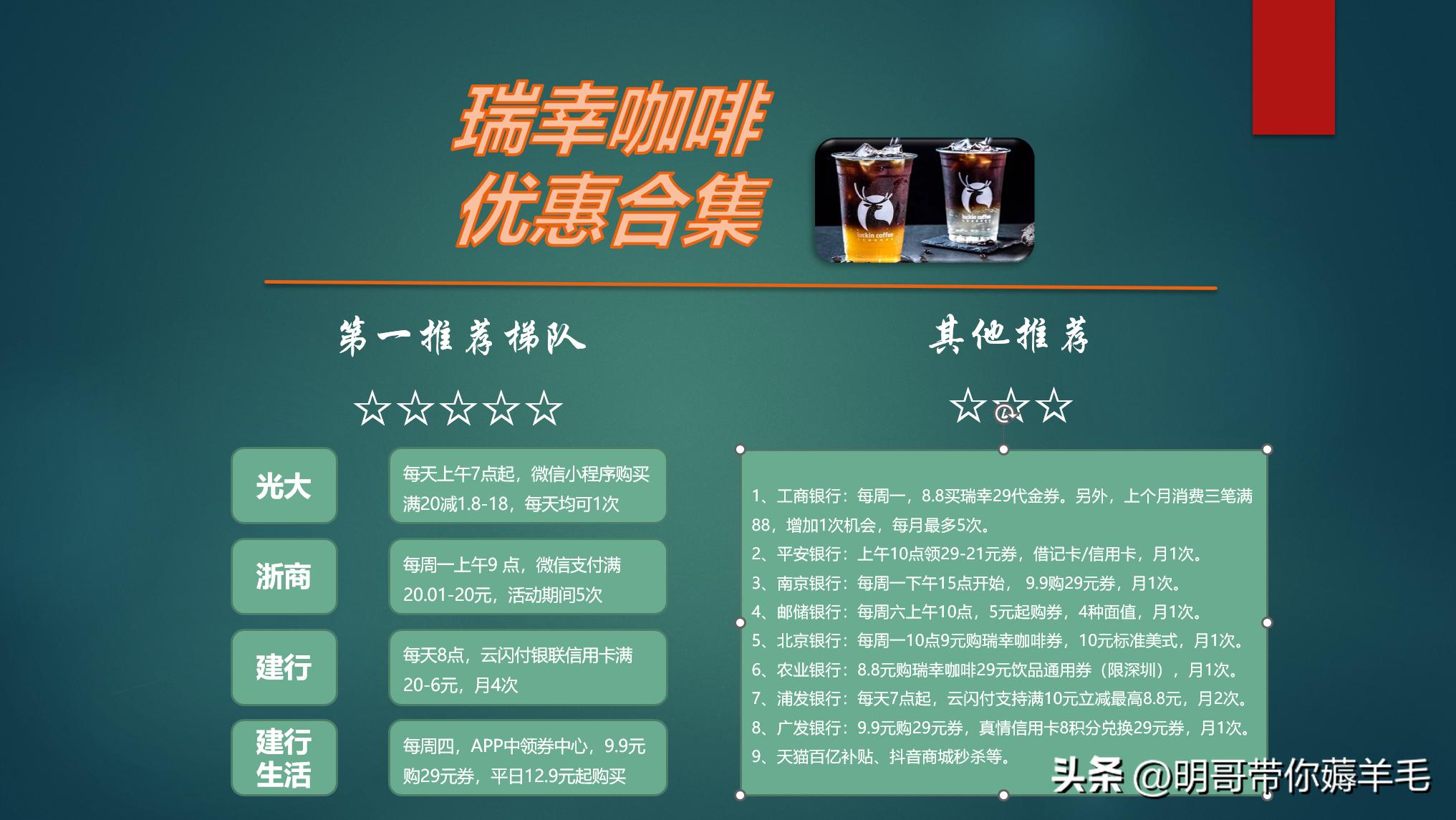 3月瑞幸优惠,12种方法带你实现瑞幸自由!最低8积分!