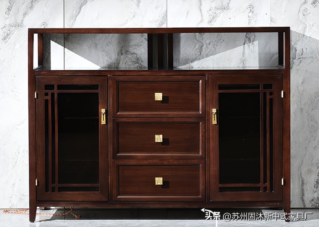 三室两厅简约风实木家具推荐,原木色简约新中式家具实景