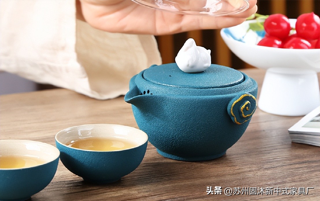 原木家具新中式空间,小户型全套原木家具风格