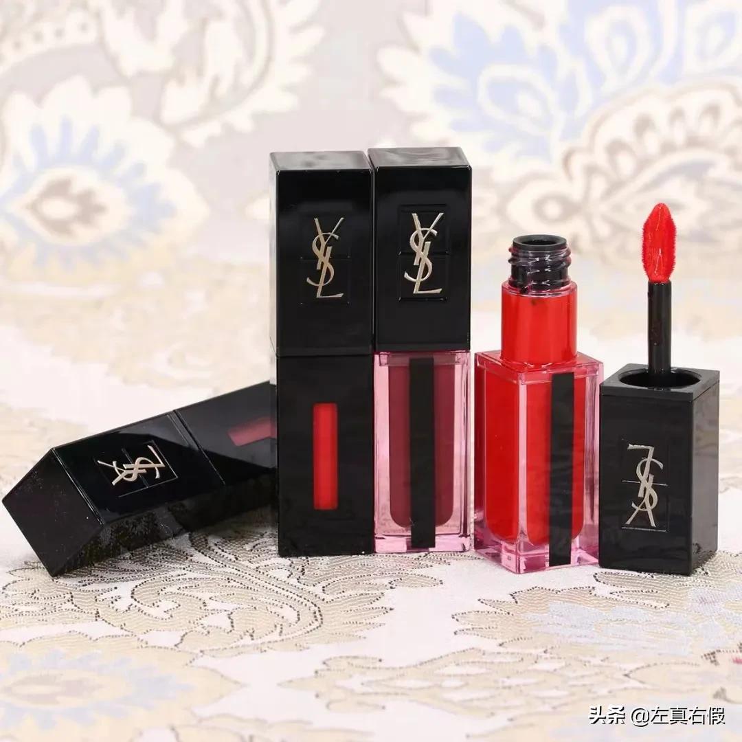 ysl黑管唇釉真假辨别图,ysl黑管口红真假鉴别