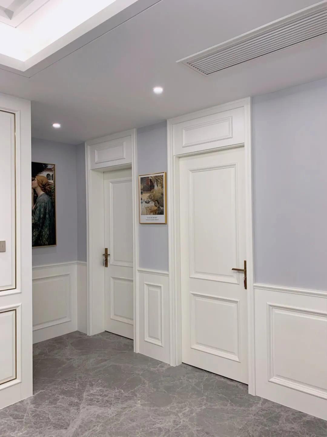 白墙搭配什么颜色木门,房间木门颜色搭配效果图