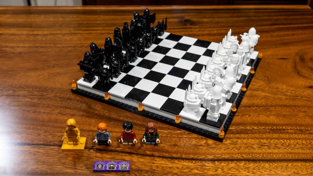 霍格沃茨巫师棋乐高,乐高霍格沃茨魔法棋拼装全过程