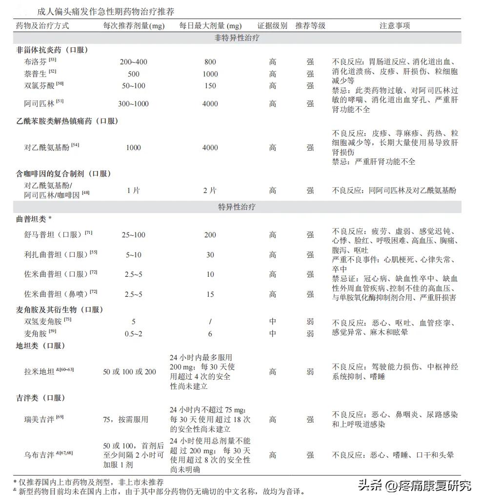 中国偏头痛防治指南2023年版,偏头痛诊治规范最新版