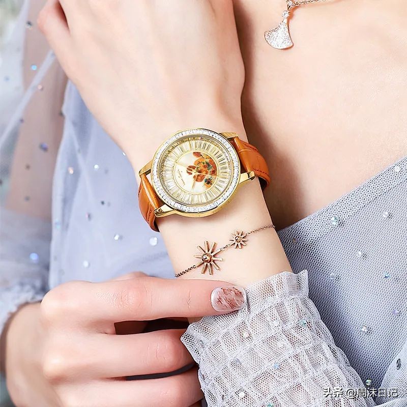 梵高艺术手表,梵高油画手表展示