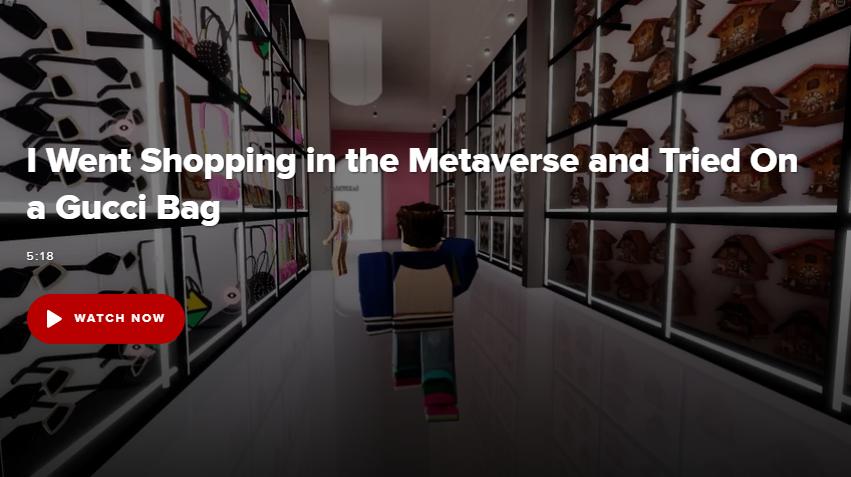 购物全新体验：在Metaverse购物可能比你想象的更有趣