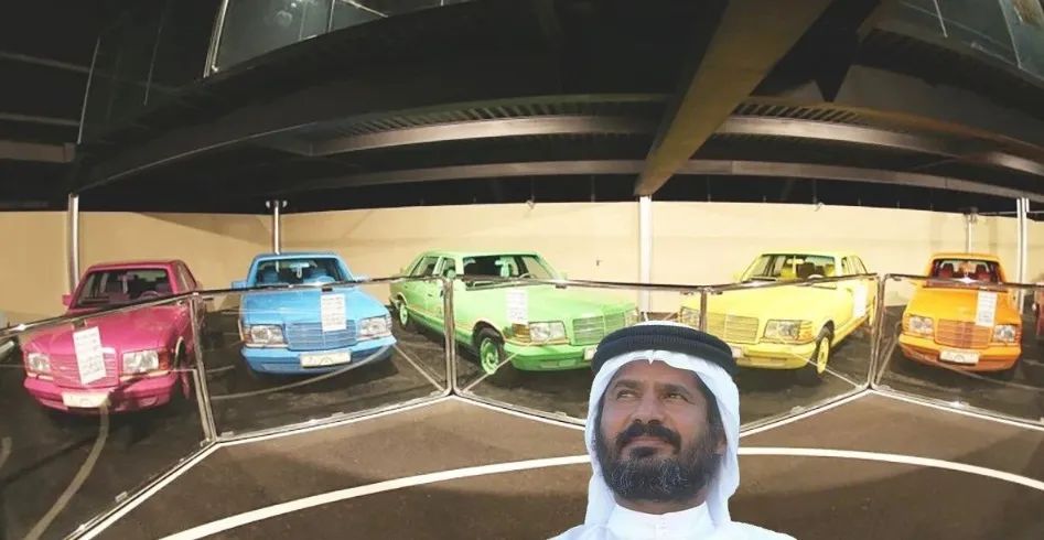 这个专开大车的中东浪子，最近搞了台两层楼高的悍马