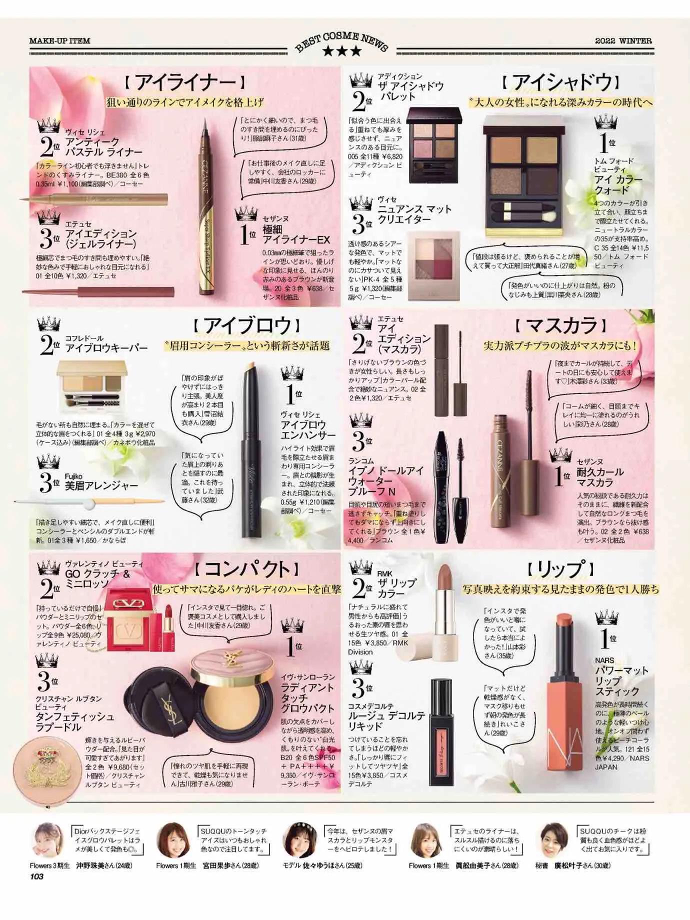 日本时尚杂志《美人百花》2023/1