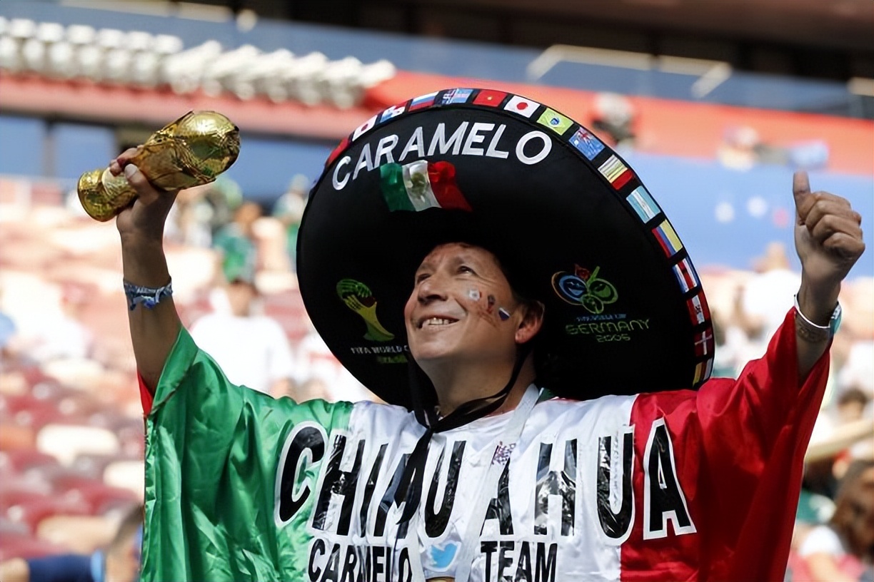 球迷助威世界杯帽子,看世界杯球迷们的装扮