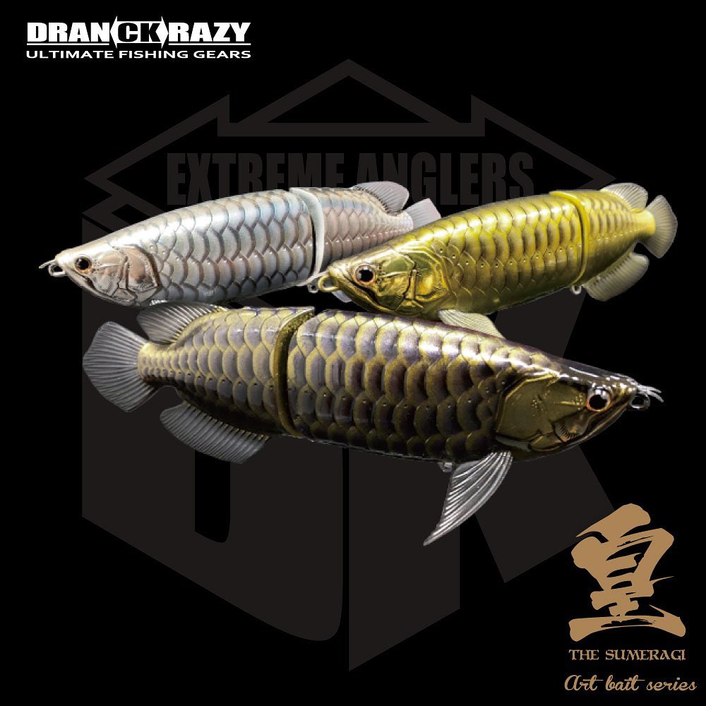 渔具速报：DRANCKRAZY皇系列艺术路亚饵“龙鱼”