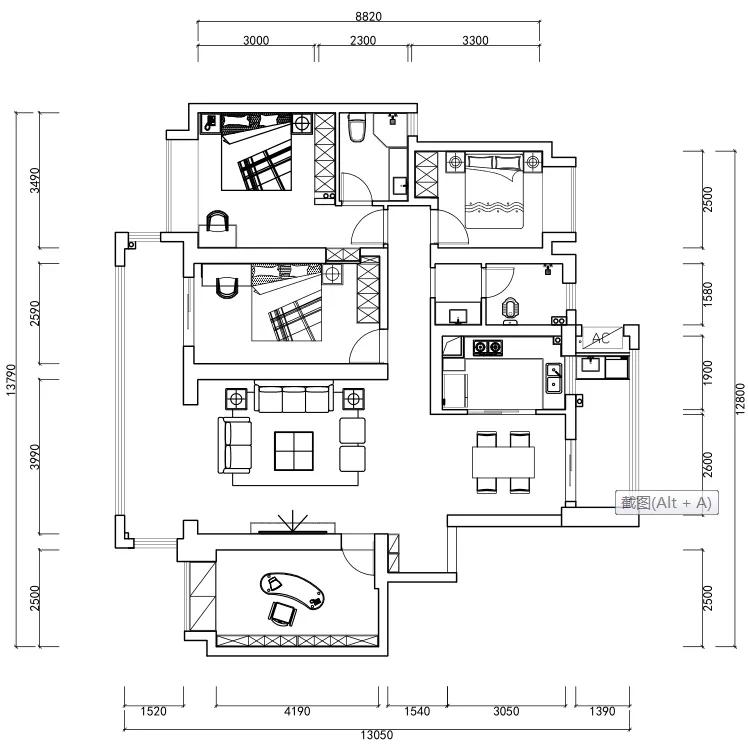 中建之星165平户型,中建之星168平装修效果