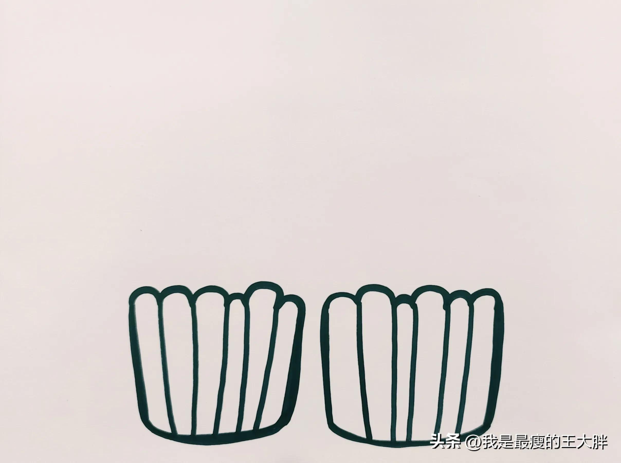 简笔画教程简单易学画小白兔,每日一画简笔画教程涂色