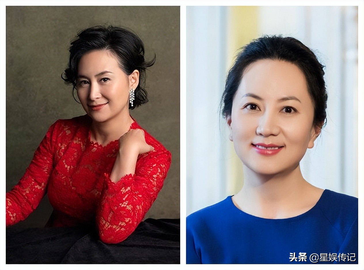 何超琼和孟晚舟面相像惊人相似，顶级富豪的皮囊都千篇一律？