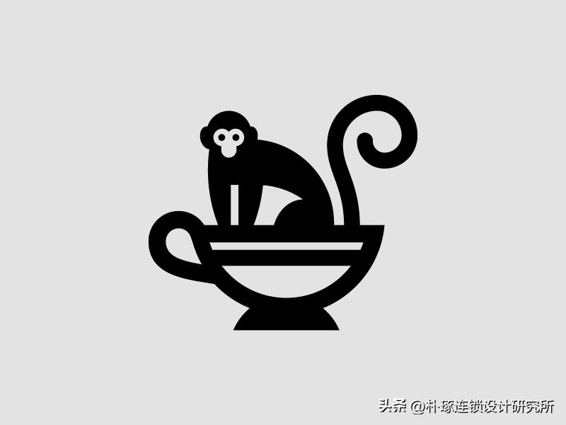 简约有特的杯子元素主题logo设计分享
