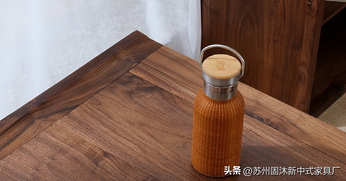 三室两厅简约风实木家具推荐,原木色简约新中式家具实景