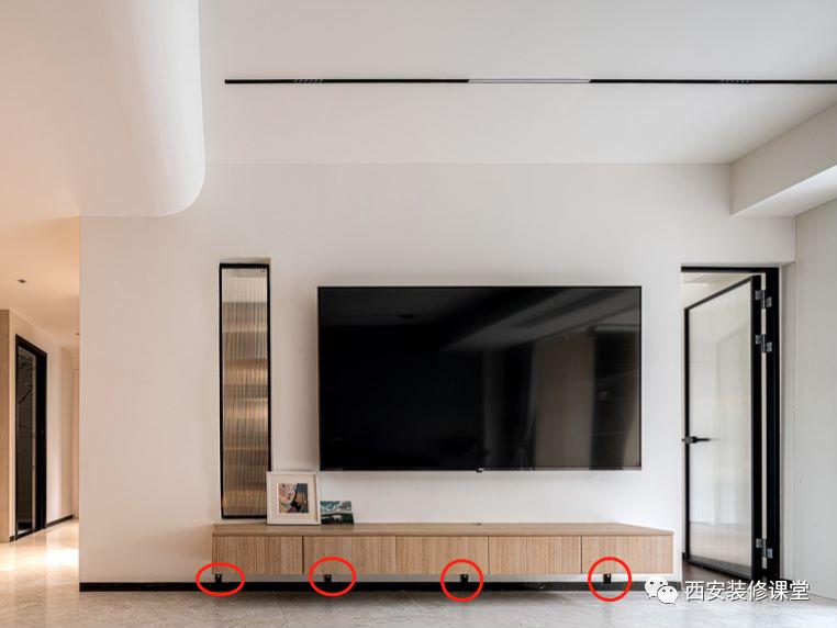 悬空电视柜离地20好还是30好,大理石极简悬空电视柜效果图大全