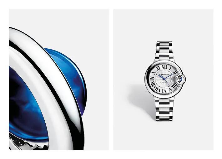 卡地亚蓝气球女款带钻大号,戴卡地亚蓝气球高贵时尚