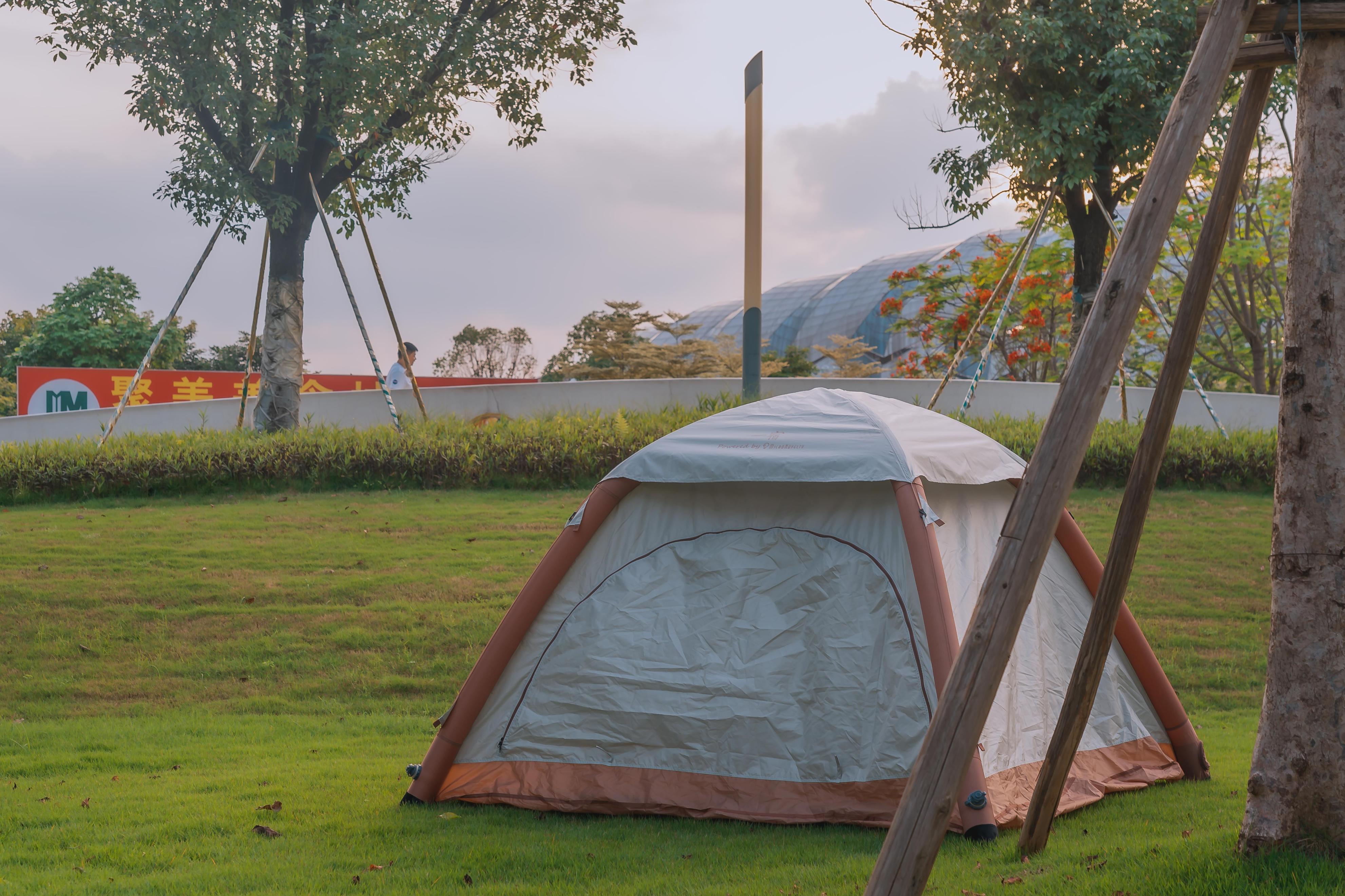 露营简易床垫,快速搭建的露营帐篷