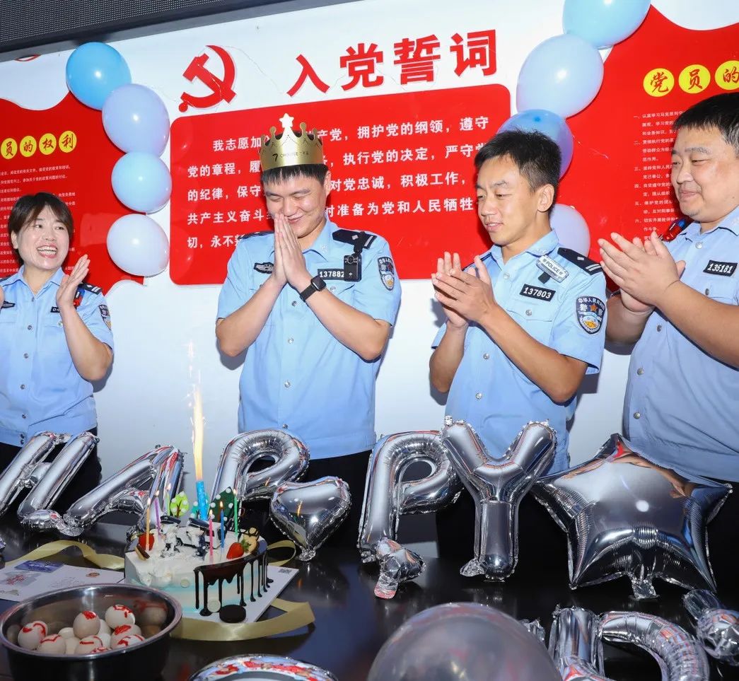豫警观察丨焦作：生日祝福溢警营小小惊喜暖警心