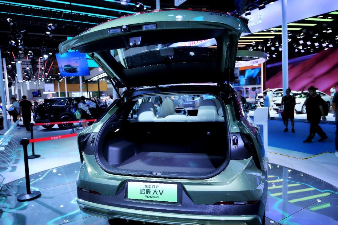 东风日产启辰大v混动上海车展,日产启辰大v油电混合最新消息