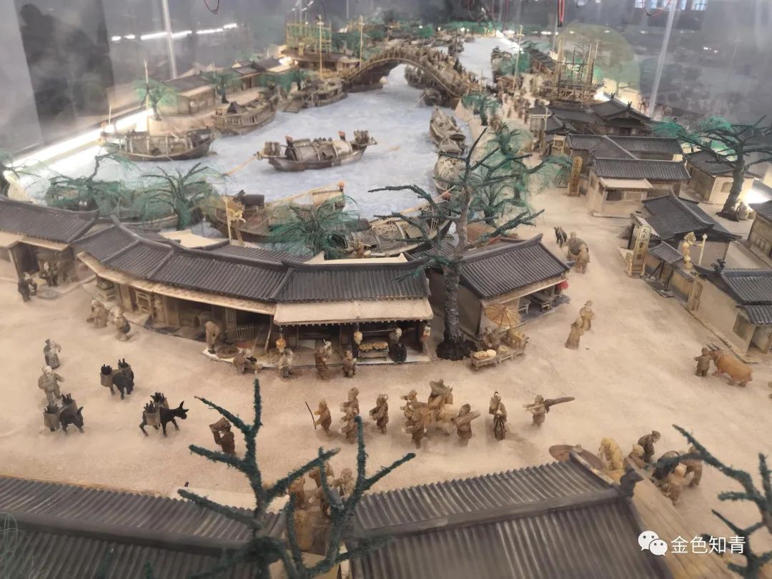 用馒头做一幅清明上河图,清明上河图用石材