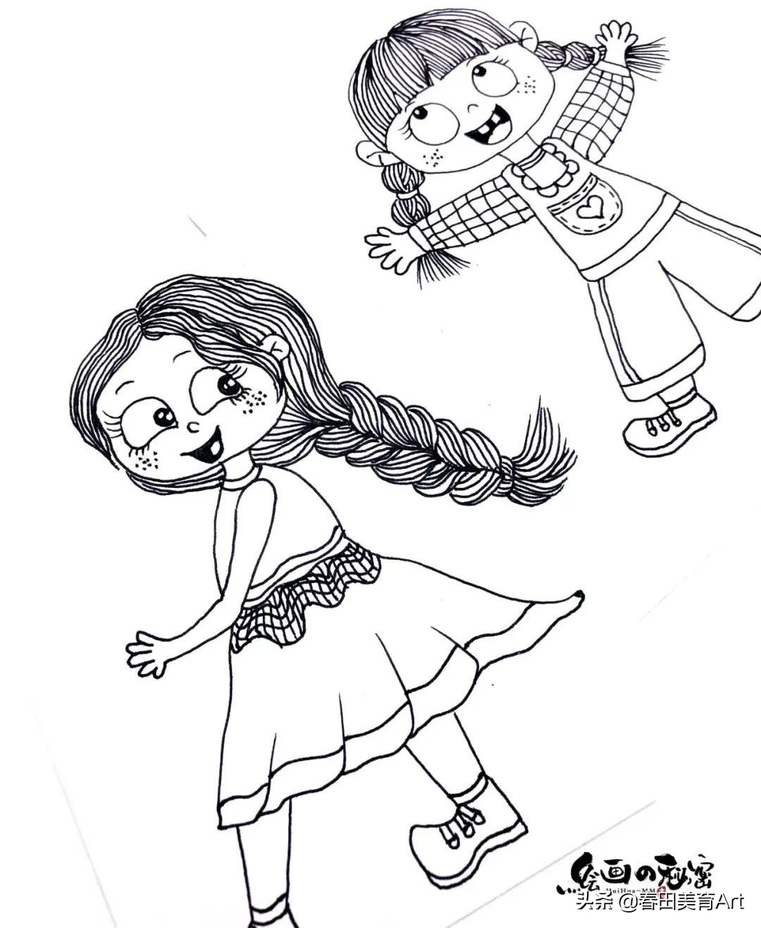 教程丨少儿美术课程《下雨了》