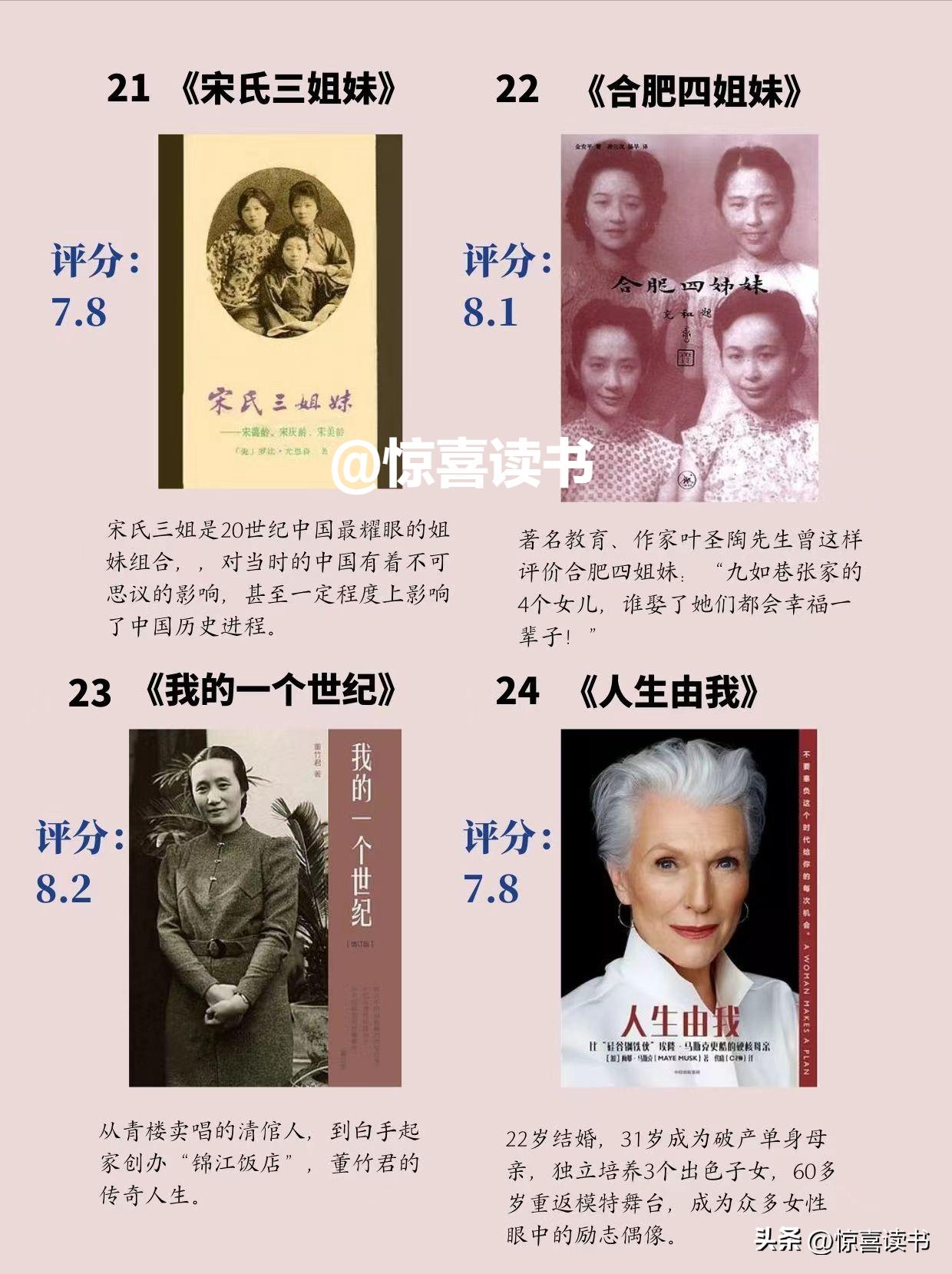 十本必看女性人物传记书,女性必读的6本经典传记