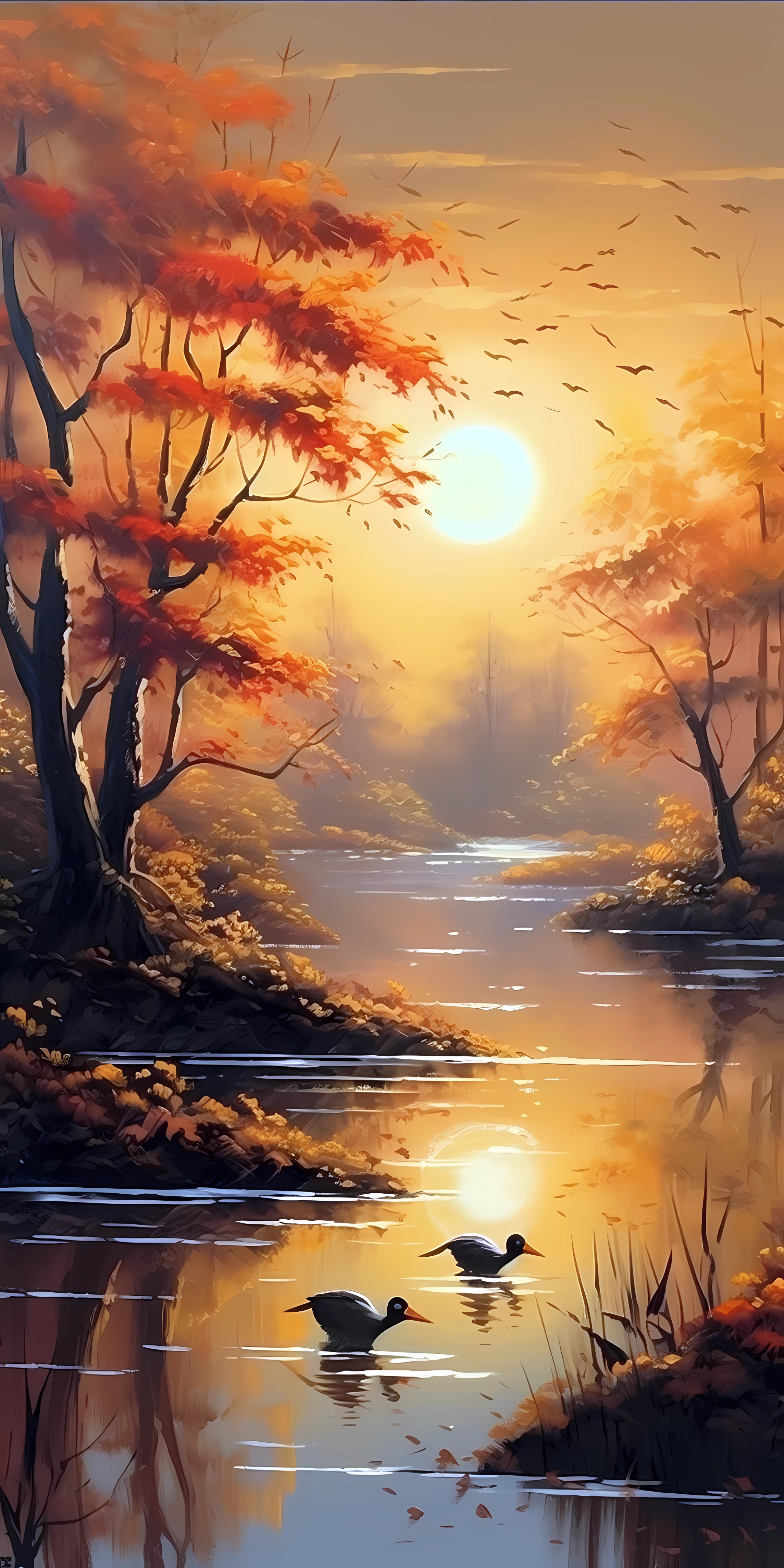 春天最美诗句手机壁纸图片,绝美风景手机壁纸好有意境啊