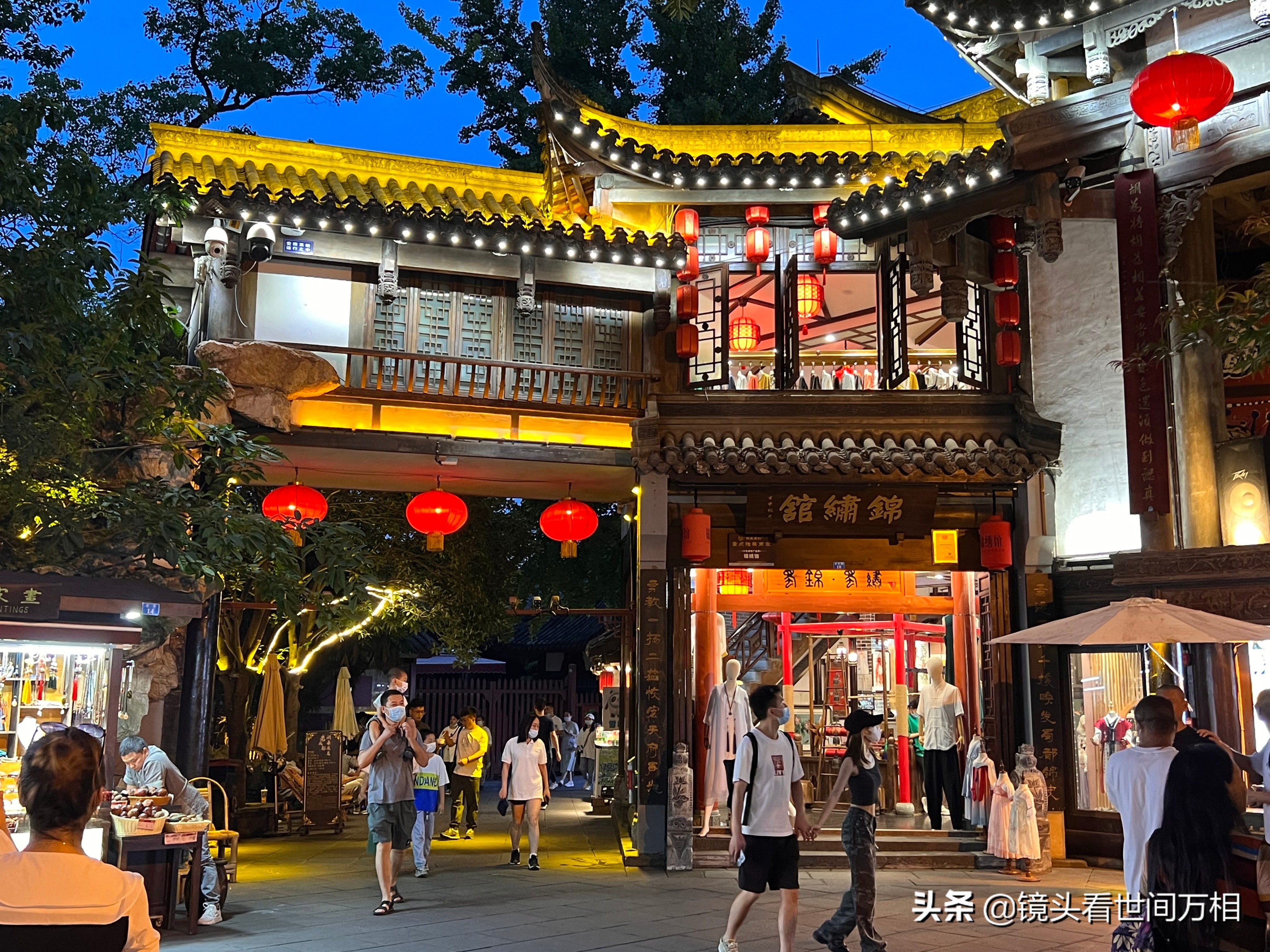 探秘成都市,四川成都锦里古街感受古蜀文化