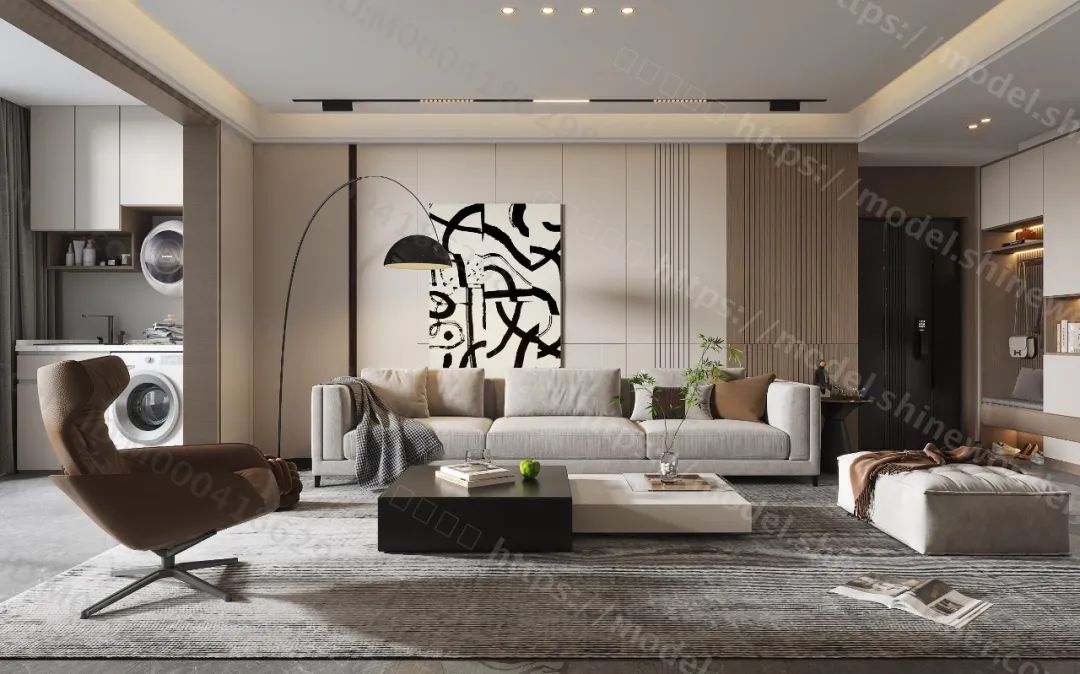 简约风格怎么布局好,高级简约风装修风格大落地窗