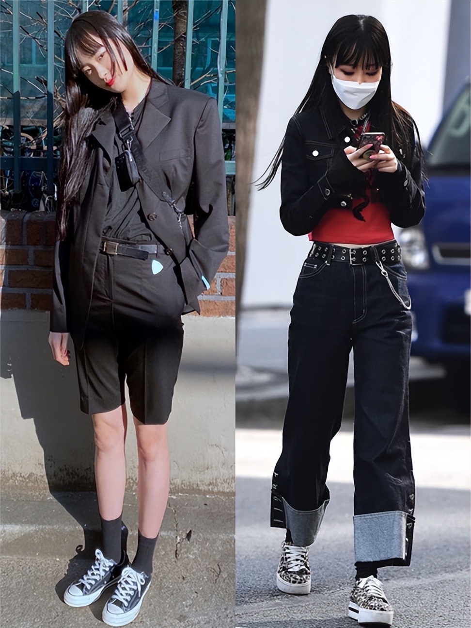韩国街拍穿搭秋冬,韩国街拍个个时髦又高级
