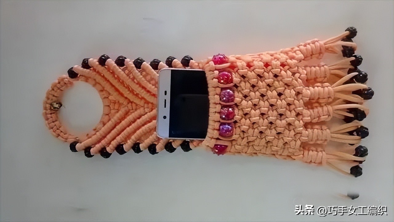 自己用绳子编一个东西,绳子编小包教程