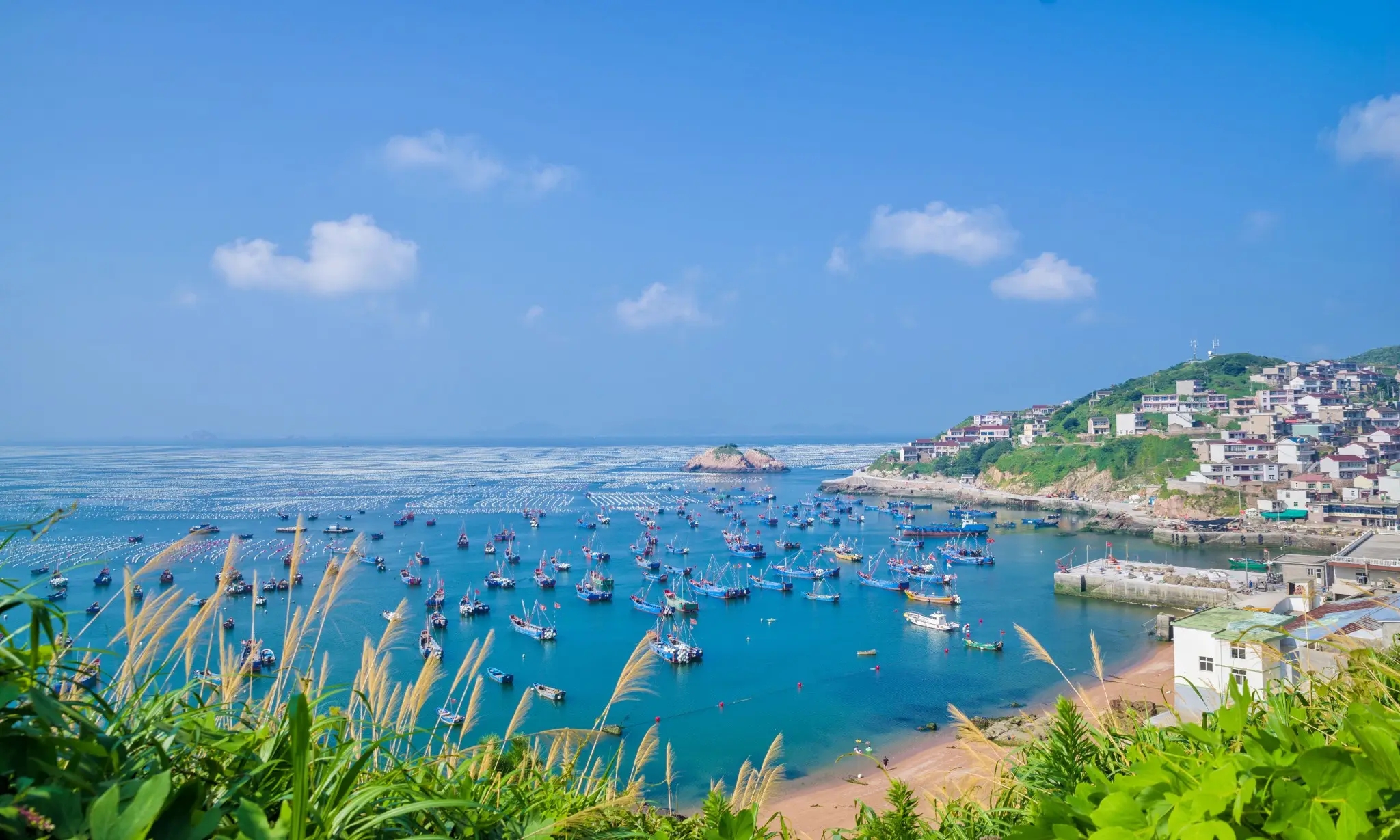 舟山群岛的嵊泗列岛,舟山海上仙山