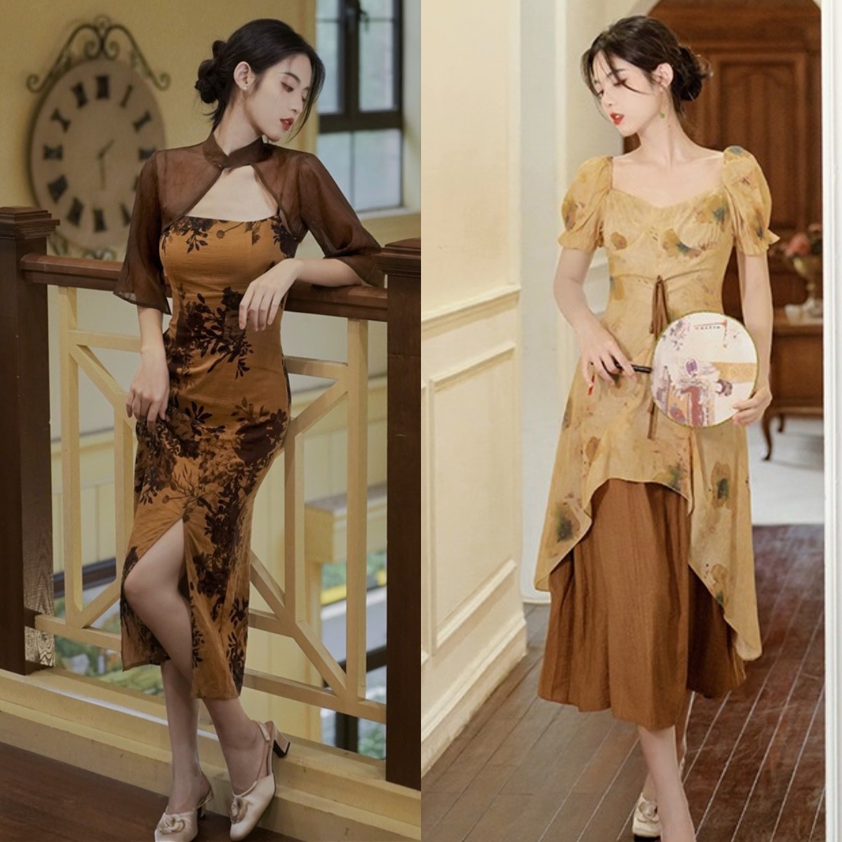 夏天时尚碎花裙,今夏最流行的碎花裙