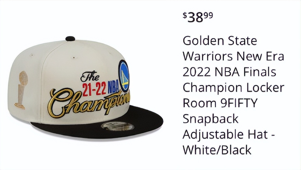 赚翻了！勇士推出总冠军周边产品，球迷不惧涨价，庆祝队史第7冠