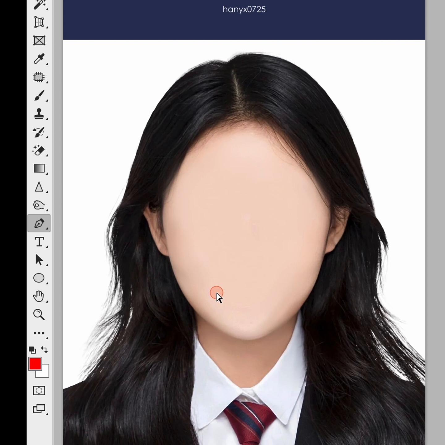 证件照系列课程之如何给人物抠图换脸详解,你学会了吗?#p图