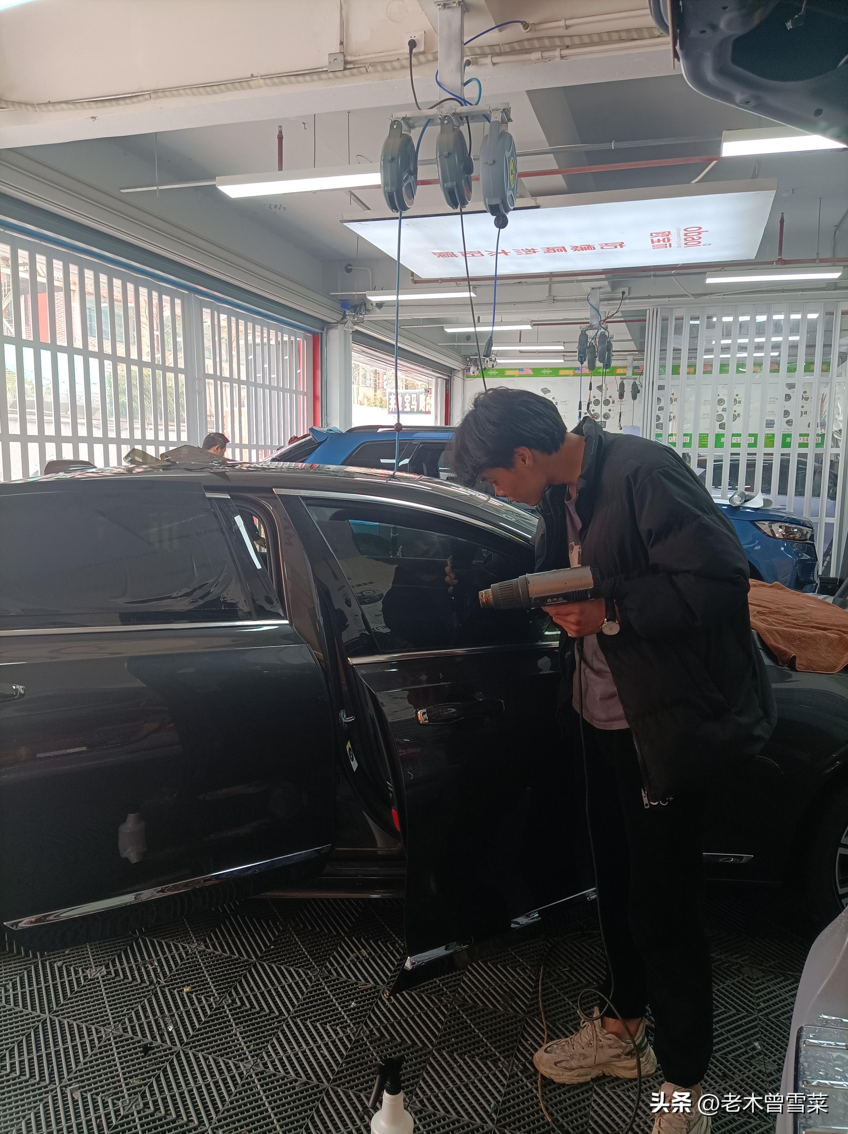 太阳膜汽车窗膜独家授权,汽车贴膜太阳膜视频教学