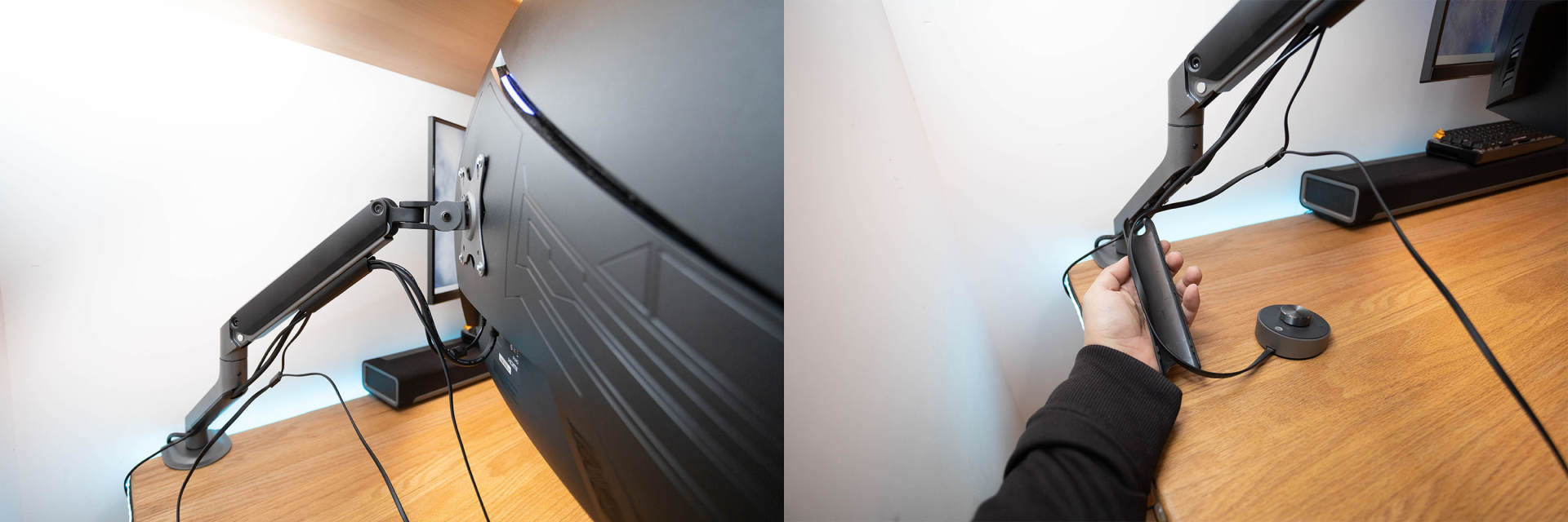 23.8英寸显示器桌面效果,桌面1.3米扩展显示器