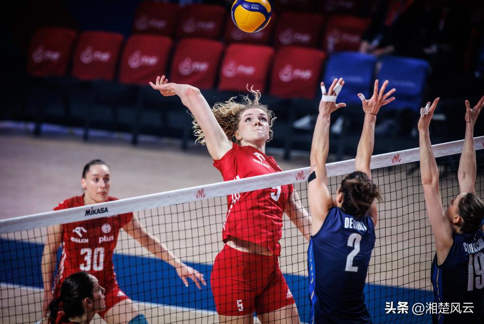 爆大冷!波兰女排3-1战胜卫冕冠军,获两连胜,2米03接应狂轰24分