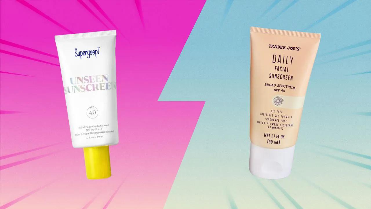 Supergoopvs.TraderJoe’s:哪种隐形防晒霜最好