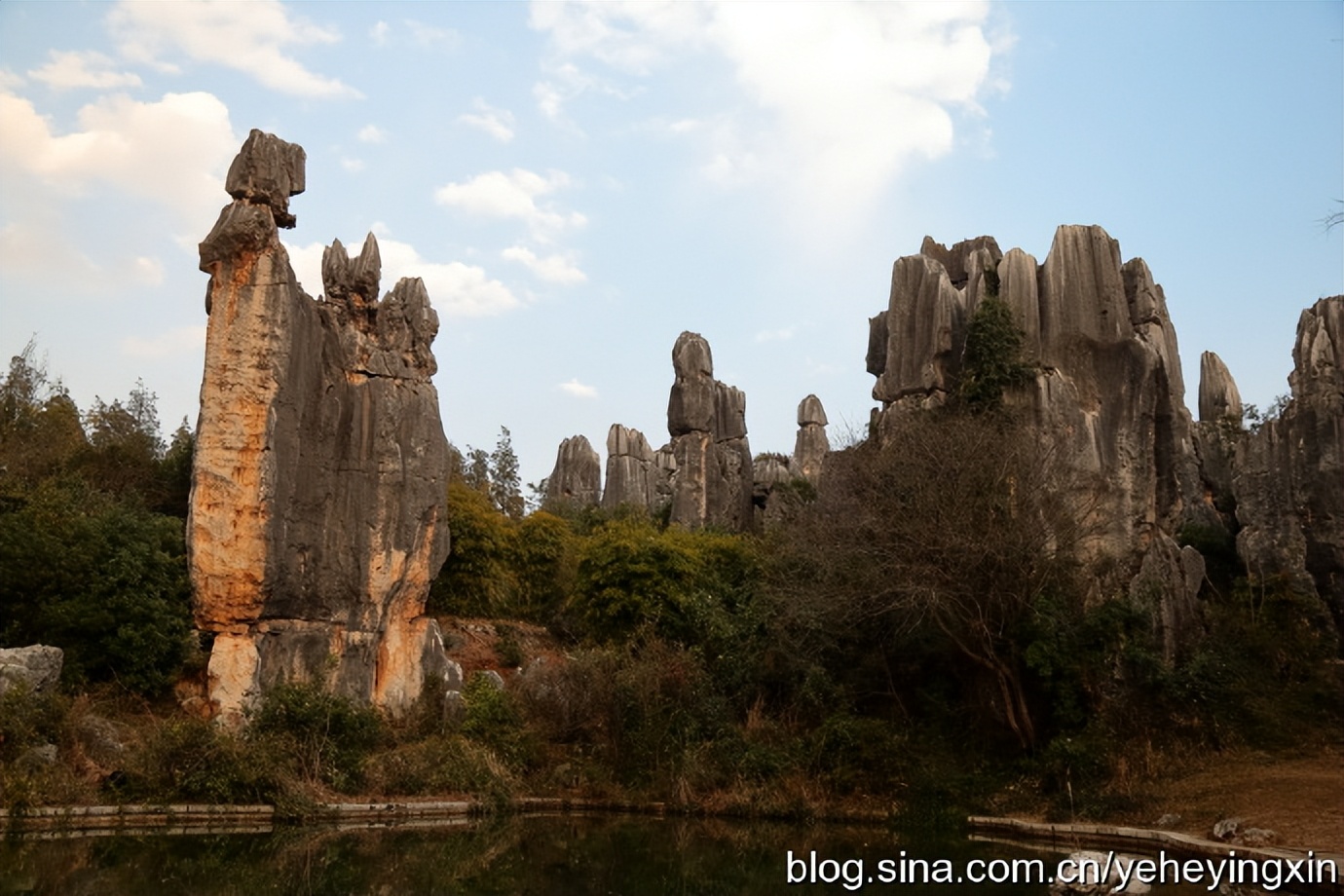 世界地质公园云南石林风景区,昆明石林国家地质公园