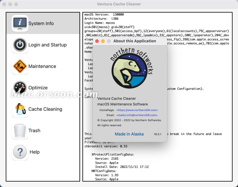 系统优化缓存清理软件：VenturaCacheCleanerforMac
