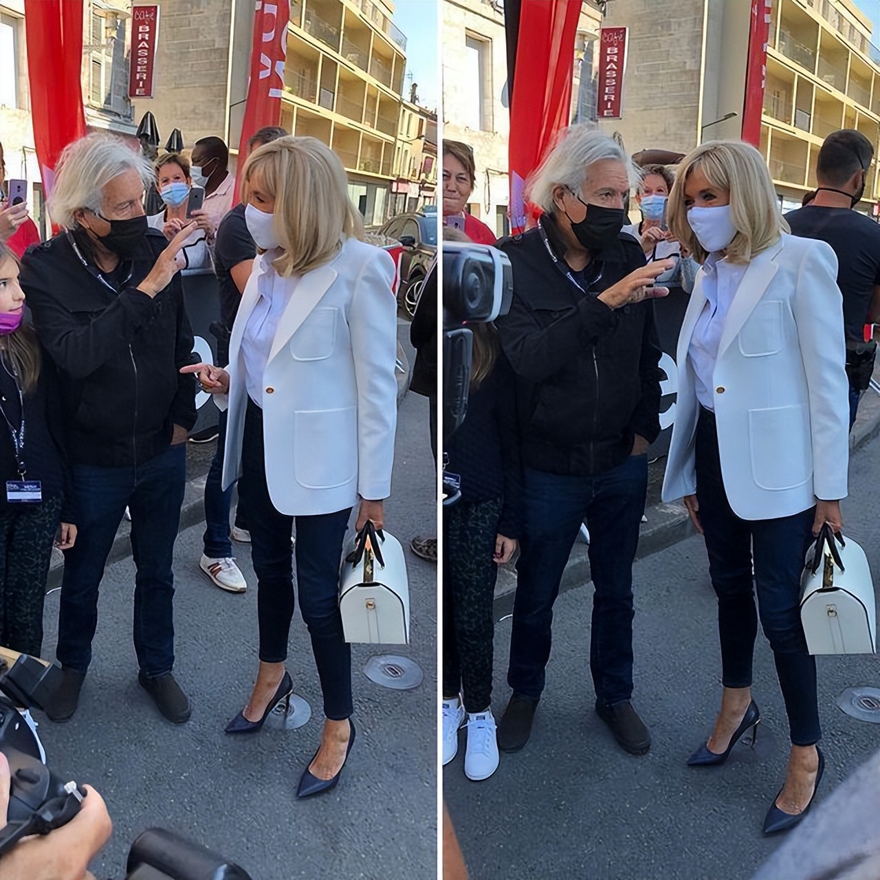 法国夫人买一次性口罩,法国马克龙与妻子