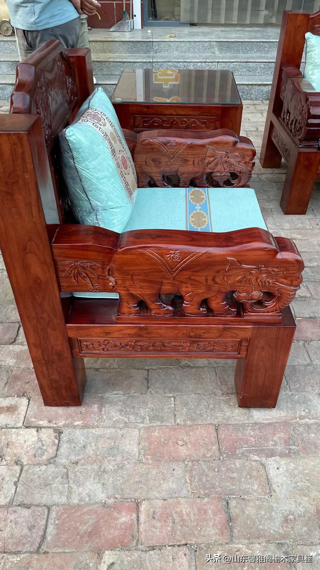 结实耐用的实木小型沙发,实木沙发全榫卯