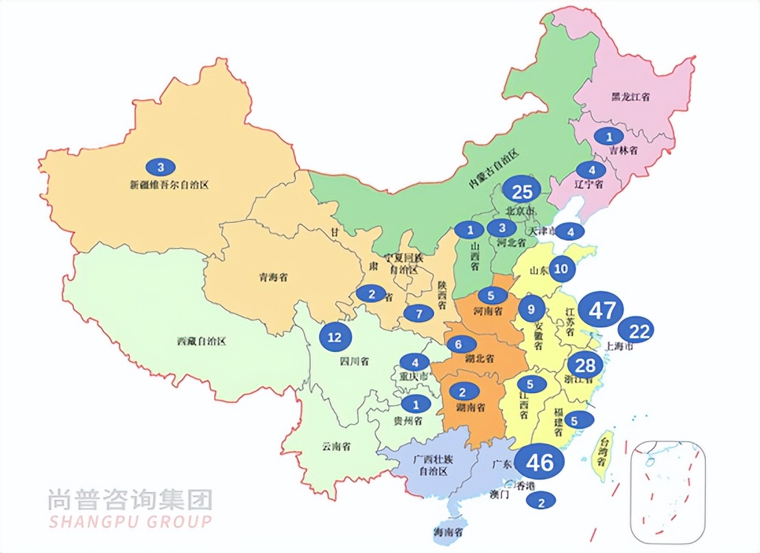 最新！2022年1-8月上市公司地域榜！看看地域差距有多大