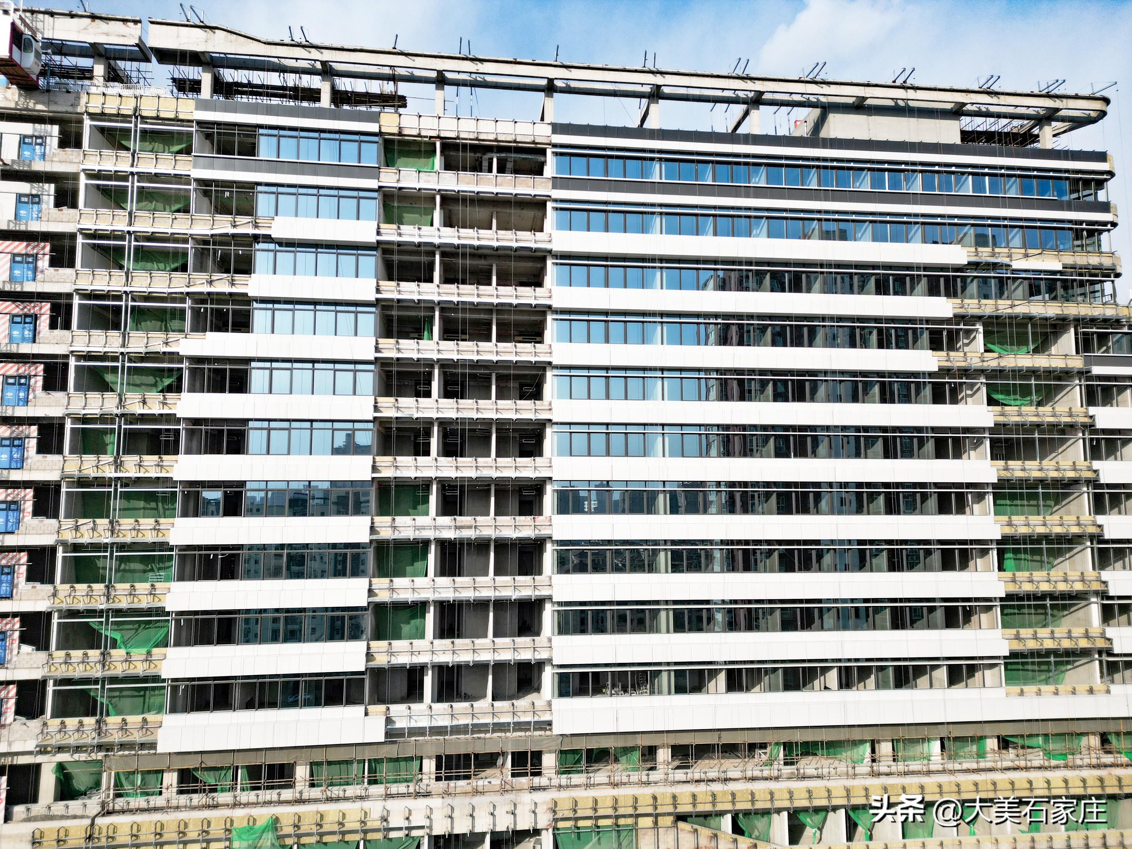 河北医科大学第四医院东院医疗综合楼项目航拍